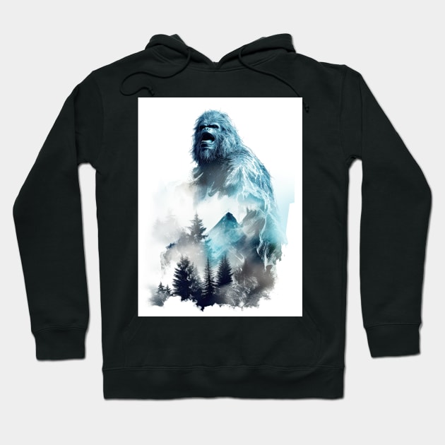 Yeti - Mystery of the Mountains Hoodie by GaudaPrime31